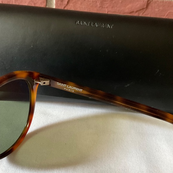 Saint Laurent Classic 6 Brown Black Frame Black Lenses Sunglasses Made in Italy - Picture 3 of 10